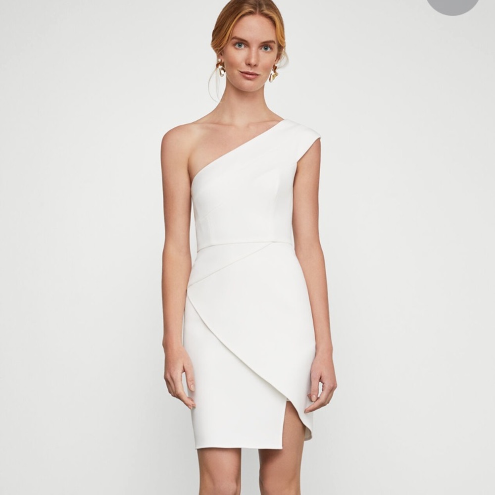 BCBG Aryanna One Shoulder Dress